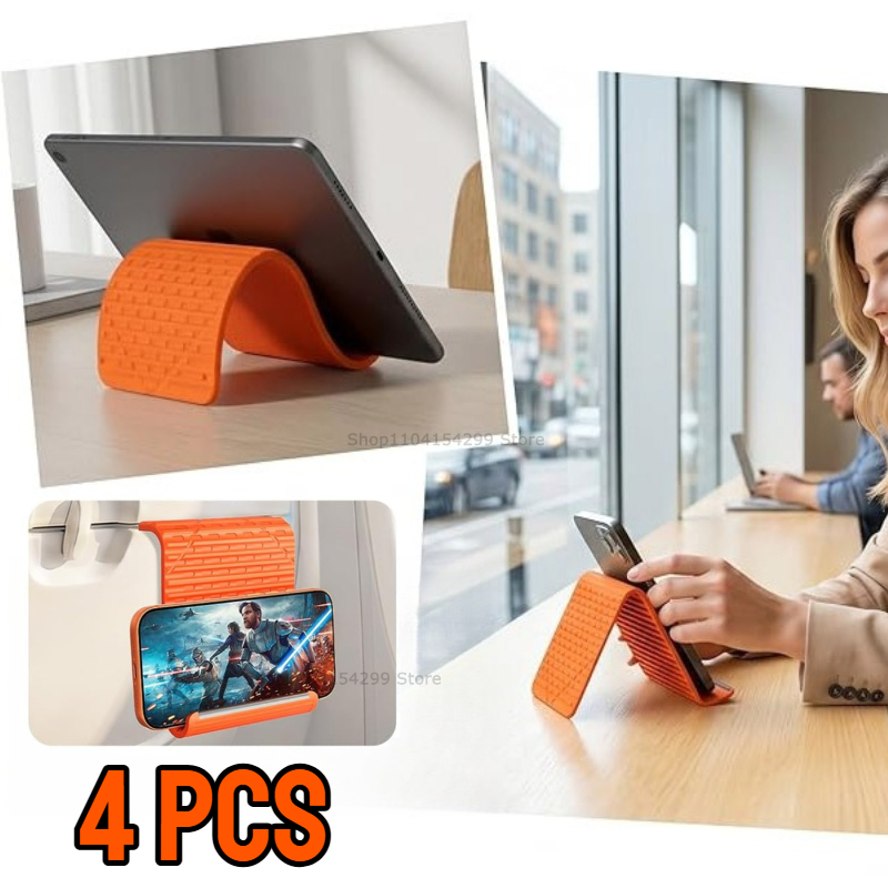 Standing Desk - Flexible Foldable Silicone Phone Holder Portable