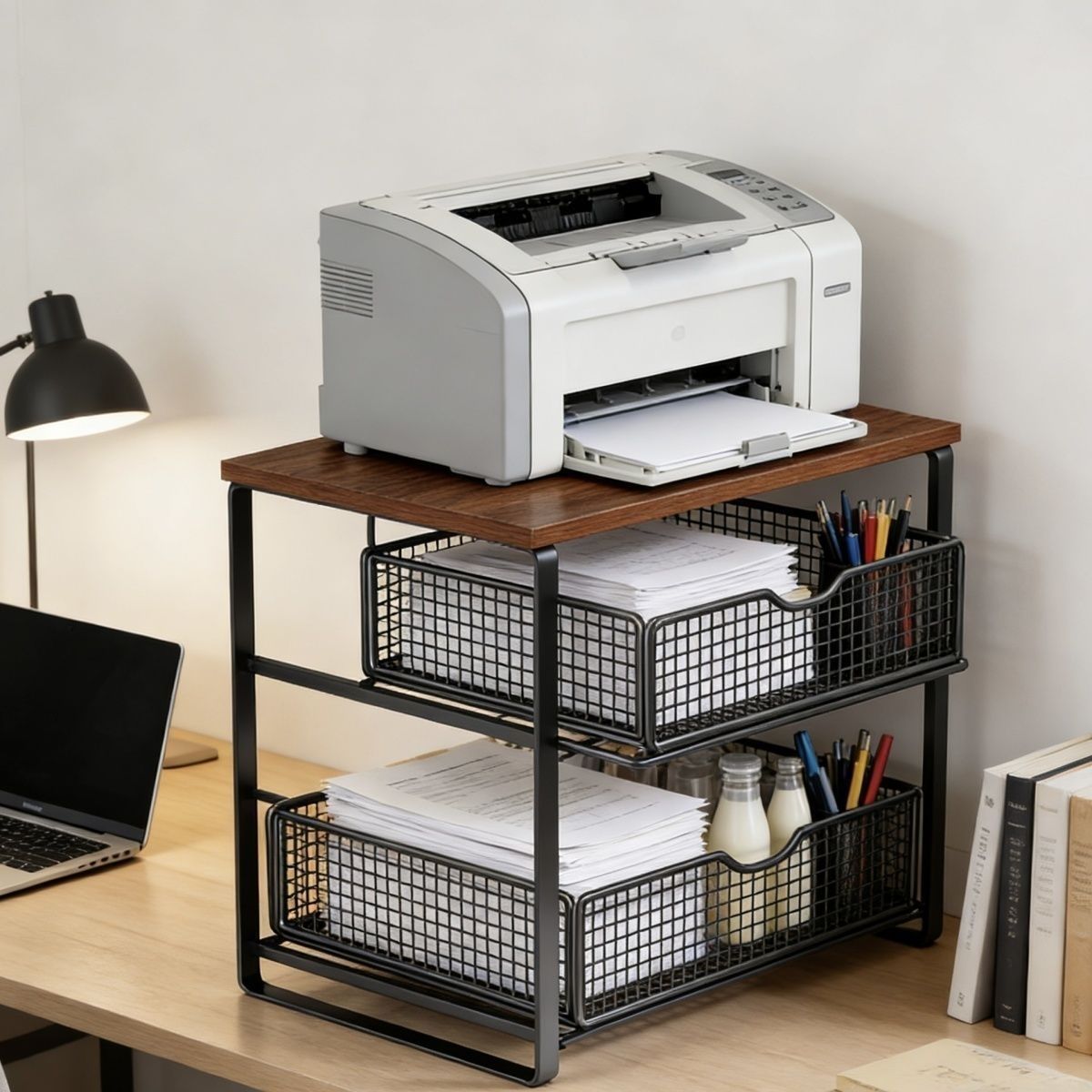 Modern Minimalist Double Layer - Printer Stand review and price
