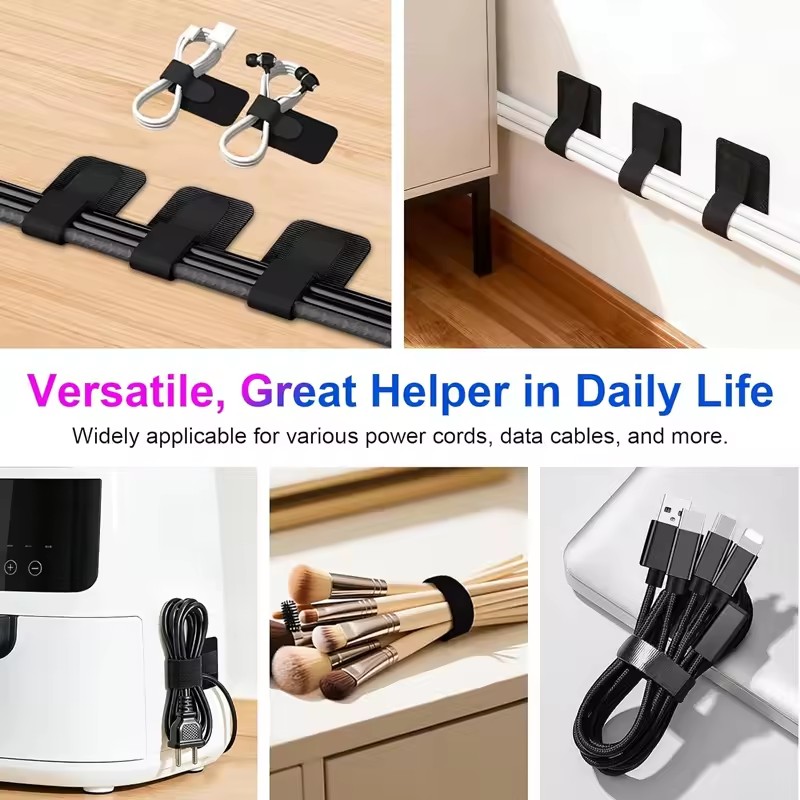 Adhesive Under Desk Cable Ties - Desk Organizer review and price