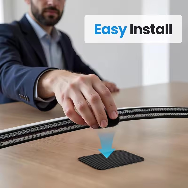 Adhesive Under Desk Cable Ties - Desk Organizer review and price