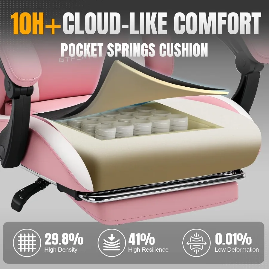 Gaming Chair with Foot Rest Po - Office Chair Cushion review and price