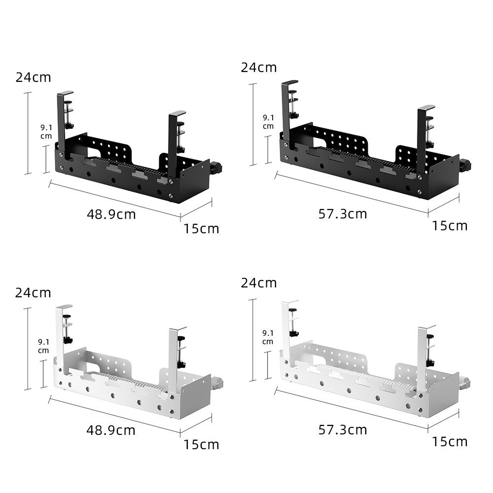 No Drill Under Desk Cable Mana - Desk Organizer review and price