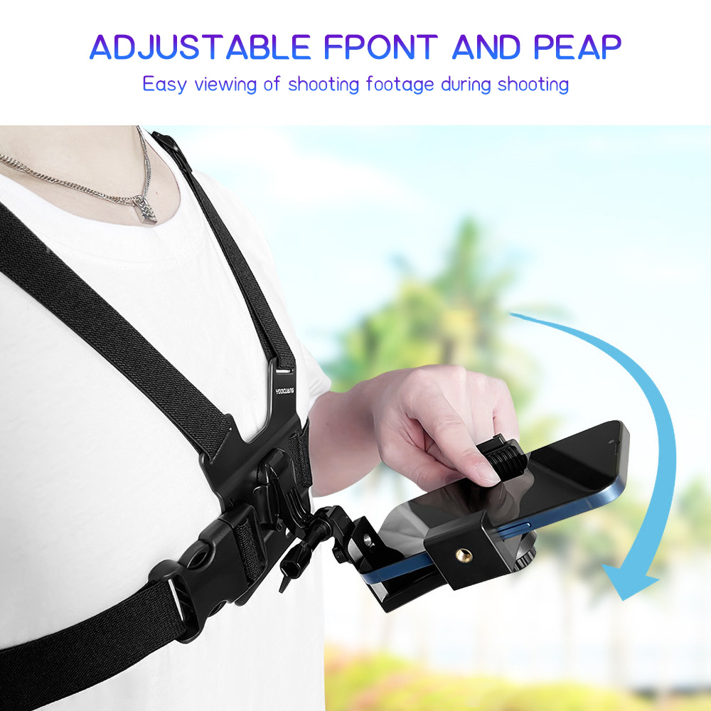 Chest Mount Phone Strap Holder - Desk Organizer review and price