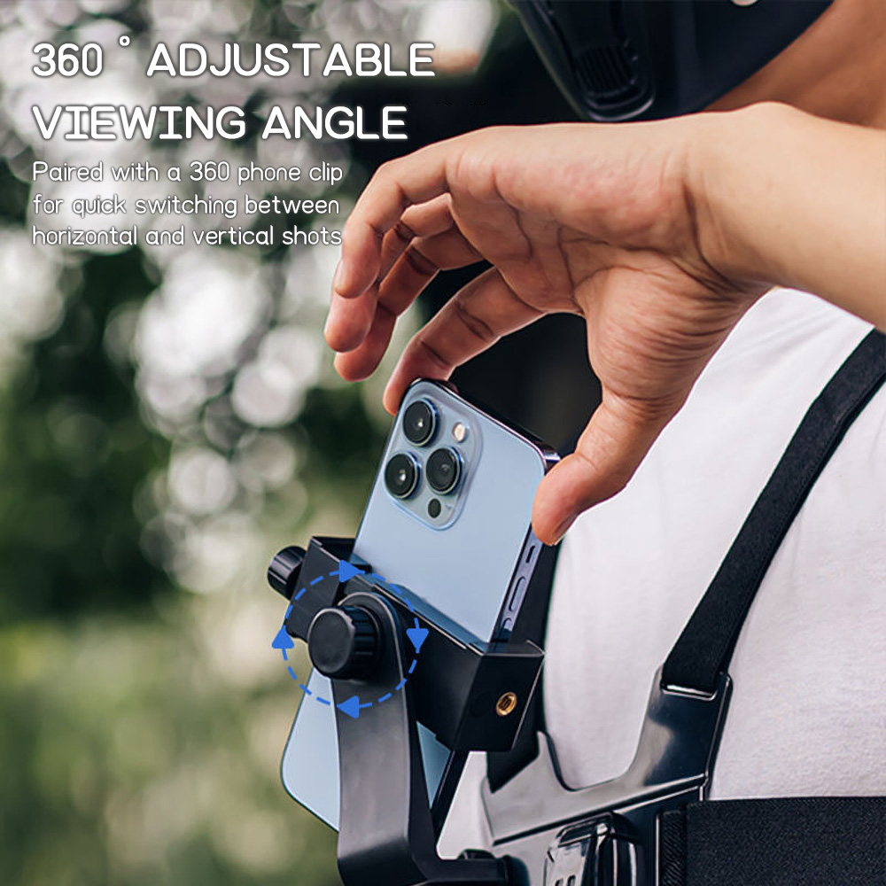Chest Mount Phone Strap Holder - Desk Organizer review and price